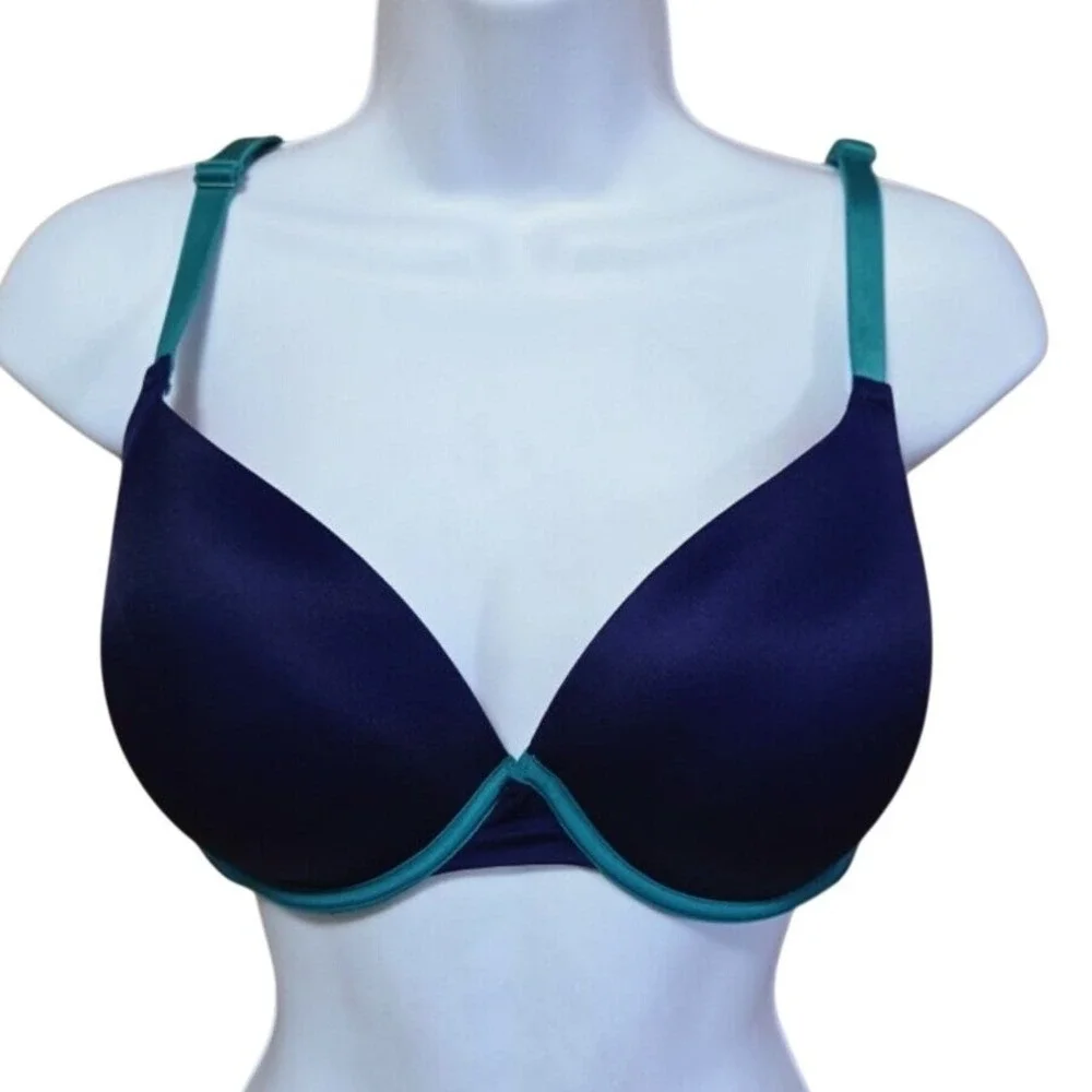 Victoria's Secret PINK Wear Everywhere‎ Blue Bra Size 36D